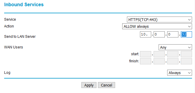 Allow incoming traffic to HTTPS.